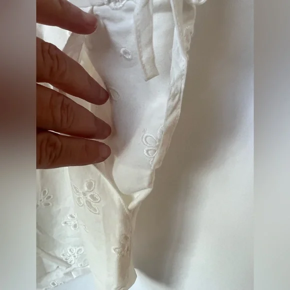 Hatch Maternity Shorts White Hatch Size 3 Summer Casual Lightweight Beach